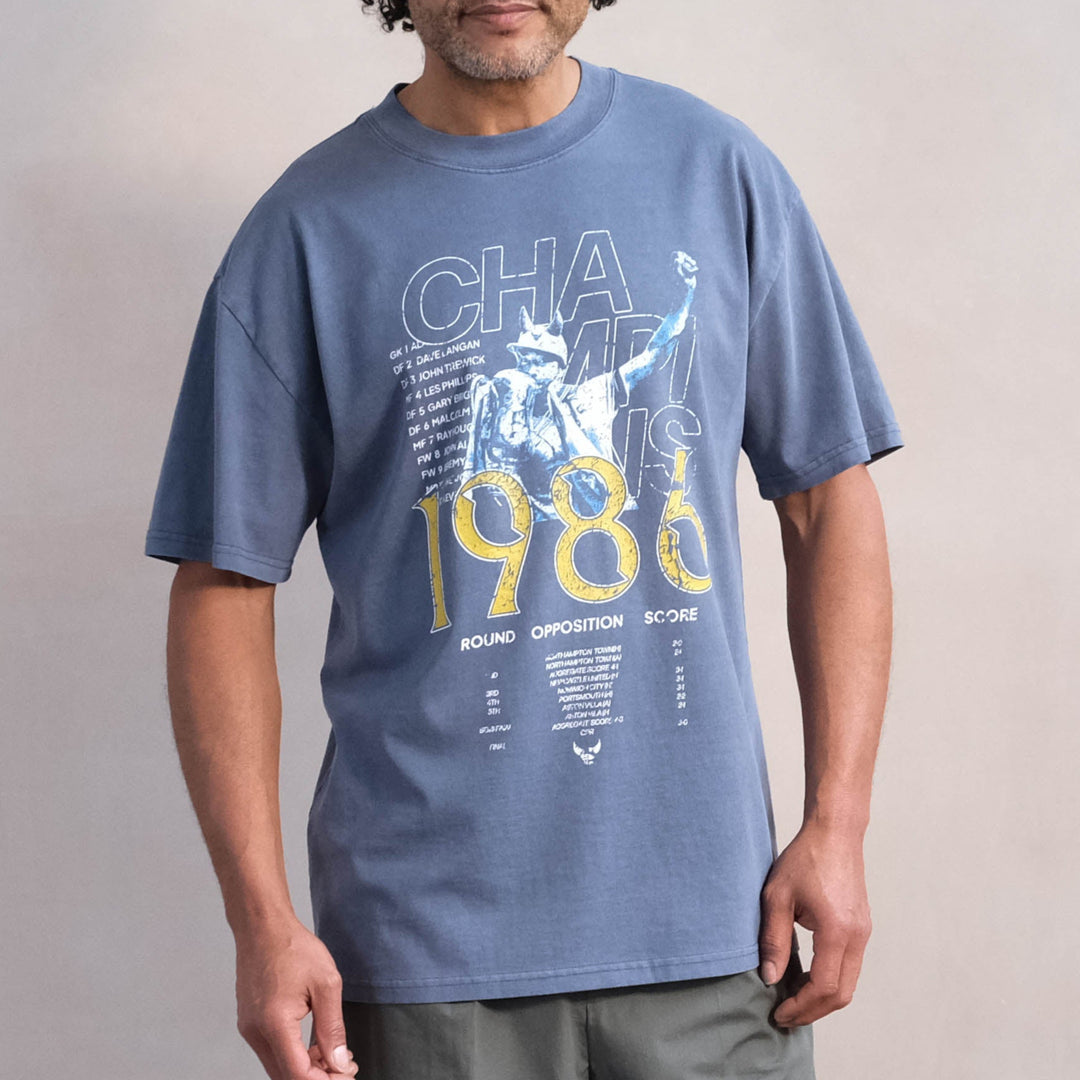 Champions T-shirt Faded Indigo