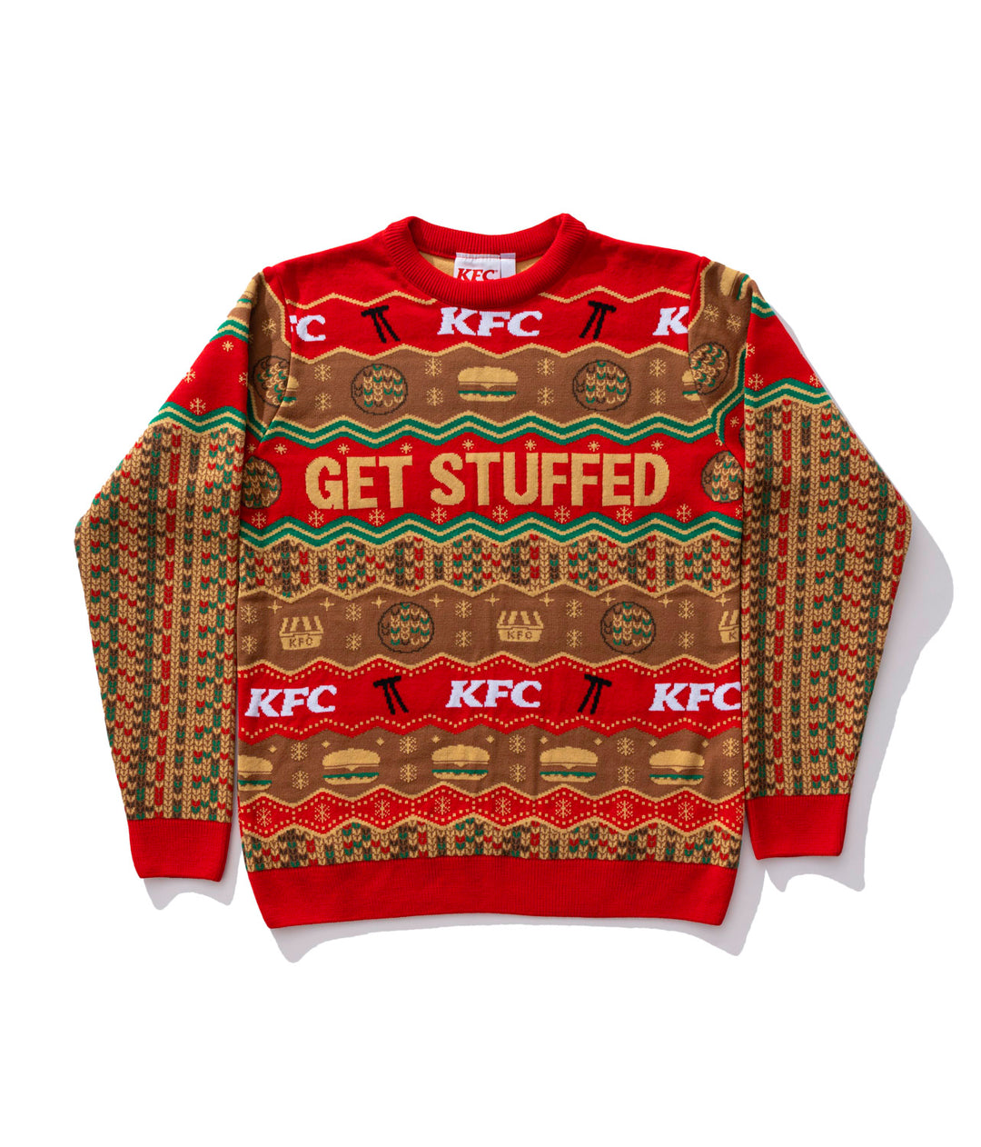 KFC-042 - Get Stuffed Christmas Jumper - STOCK