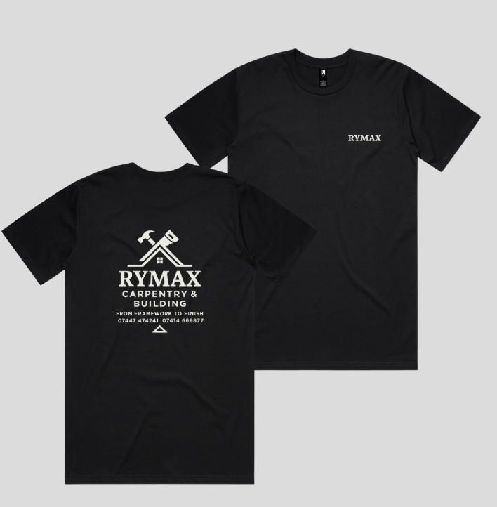 Rymax Black Tee RYMX-002