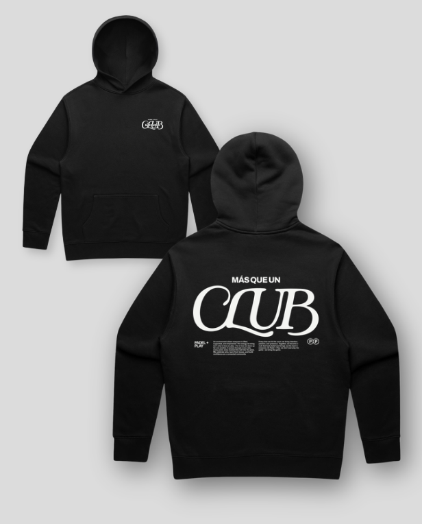 Relaxed Hood Slogan Black (PPLAY-008)
