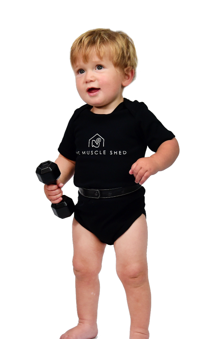 STOCK BABY GROW AND BELT SET