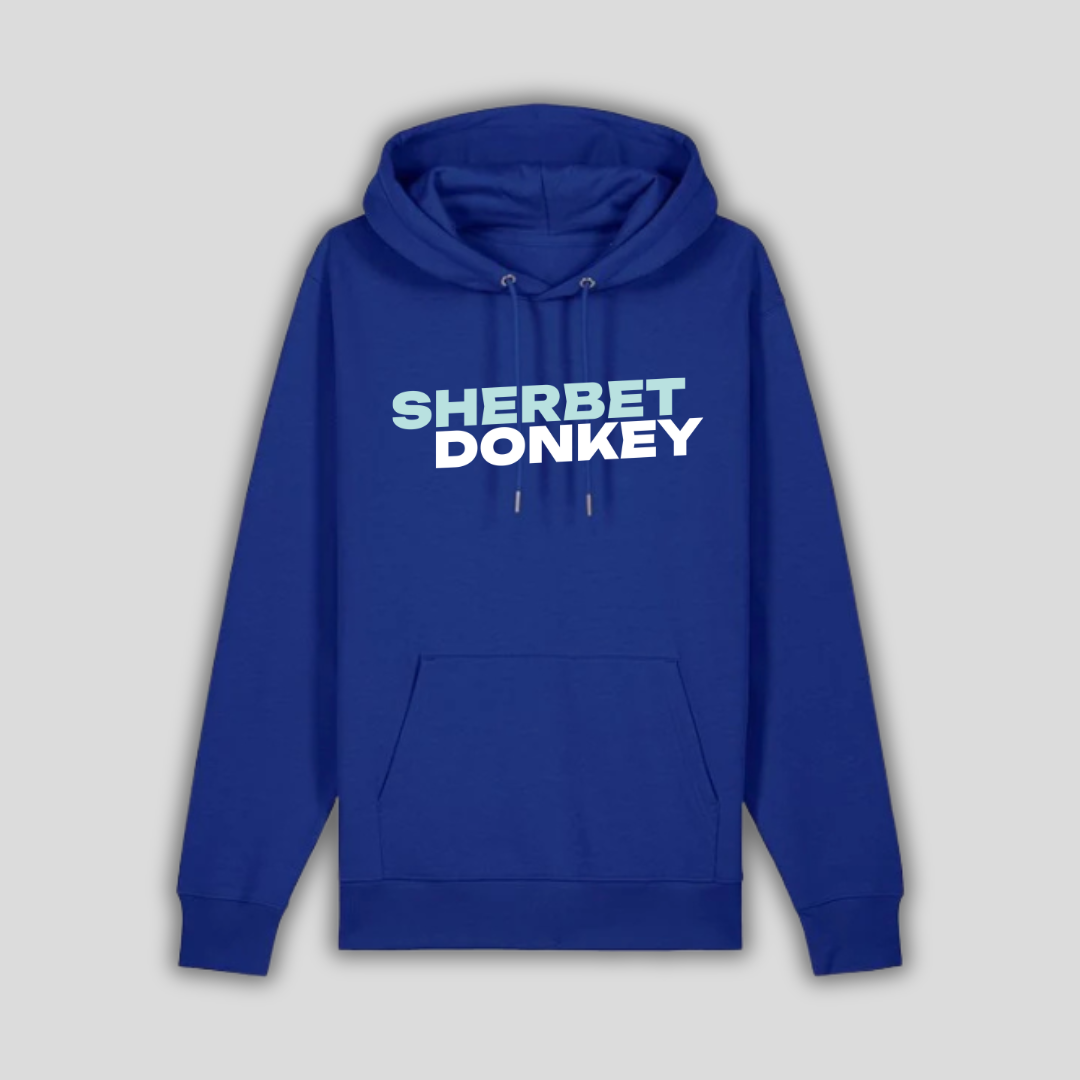 Sherbet Donkey Worker Blue Hoodie